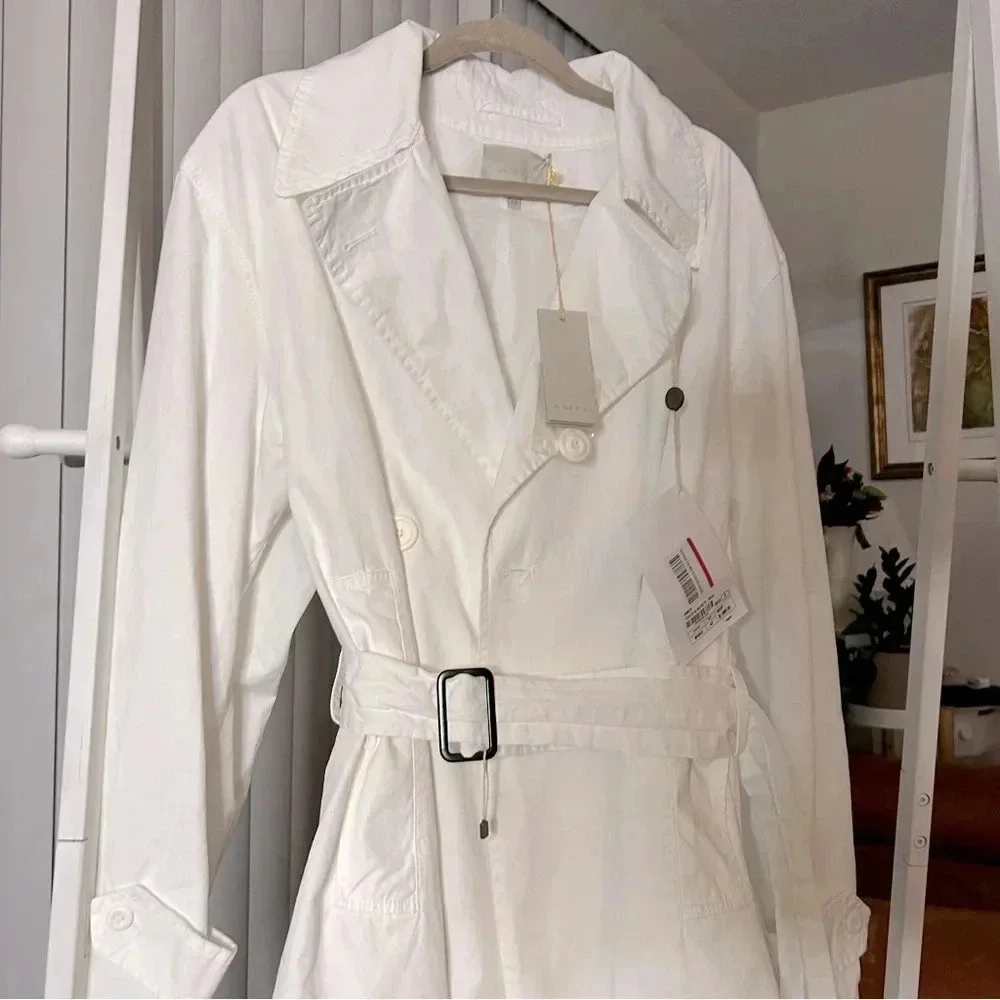Amen Embellished Trench Coat - Italian Celebrity Favorite! NWT - Picture 2 of 12